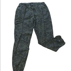 Snake Print Joggers